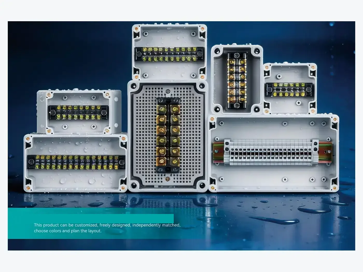 IP66 waterproof terminal block junction box
