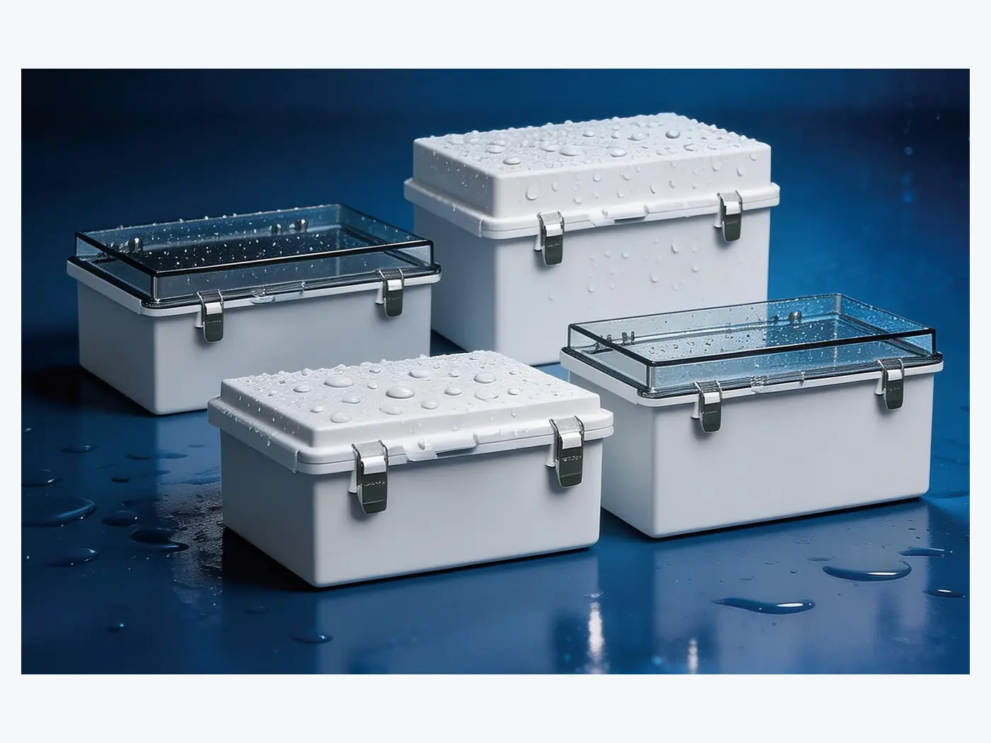 IP67 metal latch waterproof junction box